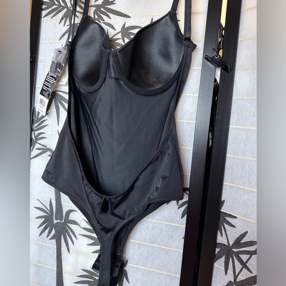 NWT F.I.T. Compression Shapewear One Piece Faja Black Thong Size Medium - Picture 6 of 6